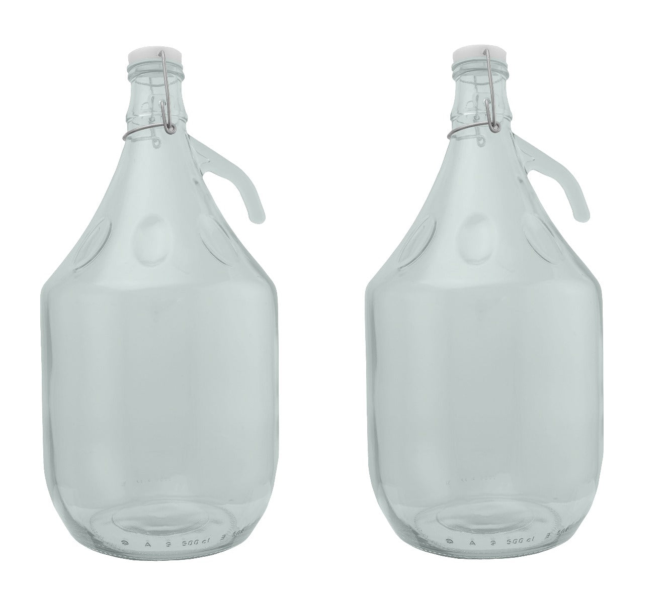 Glass Demijohn 5L 6 Pack Swing Top Cap