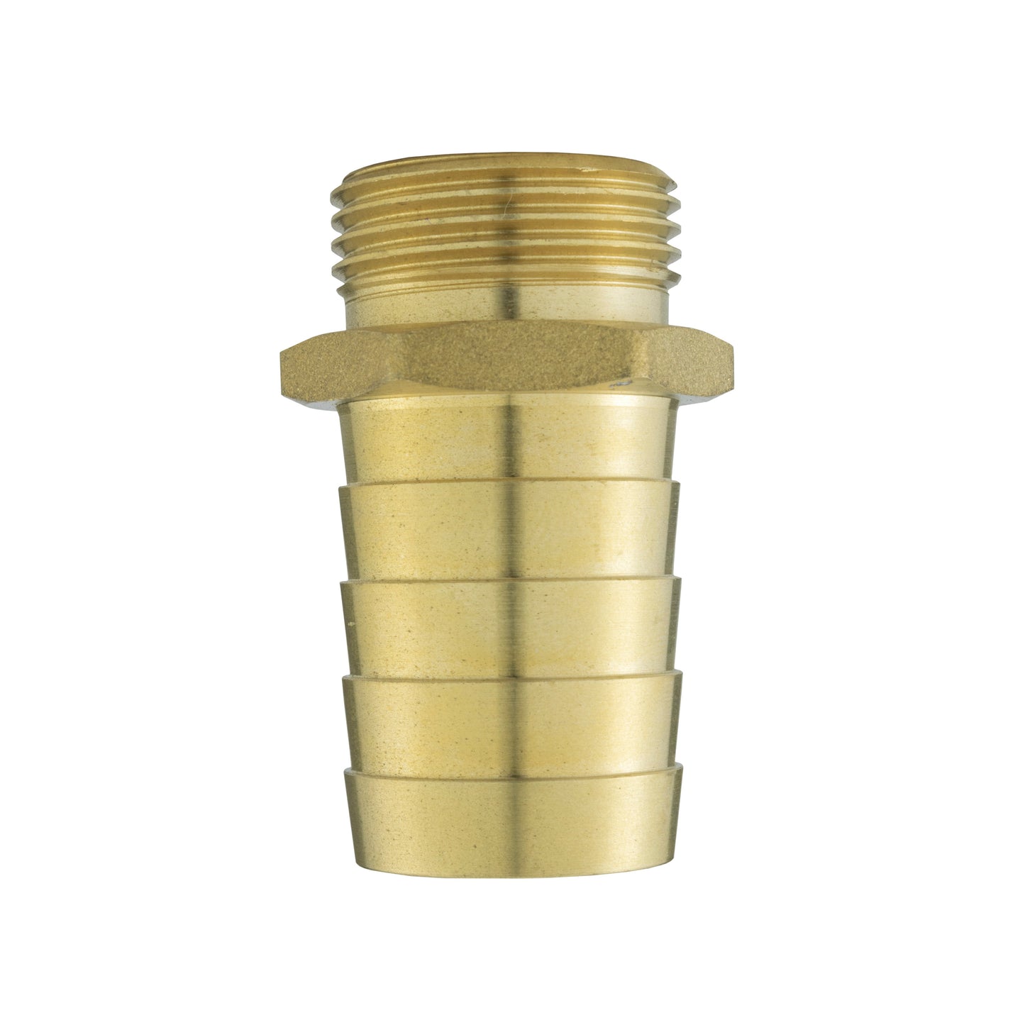 25mm Brass Barb with In-Line BSPF Threaded Valve
