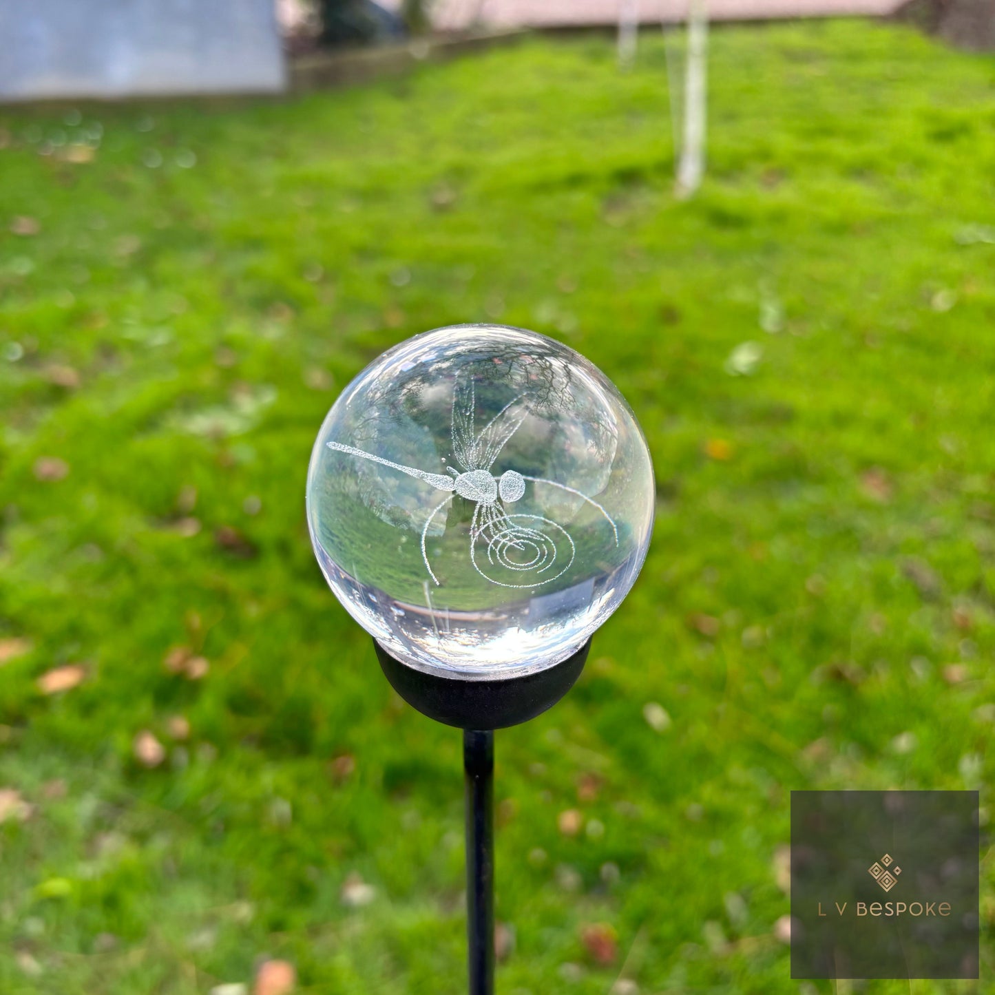 Stunning 3D Orb Decorative Garden Stake - Available in a number of designs.