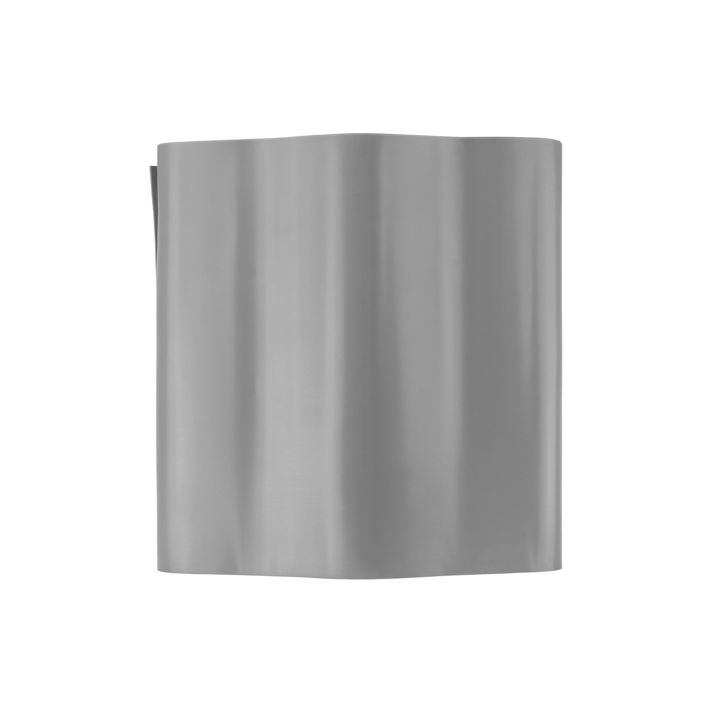 Wavy Plastic Garden Lawn Edging, H=10CM, L=9M, Light Gray