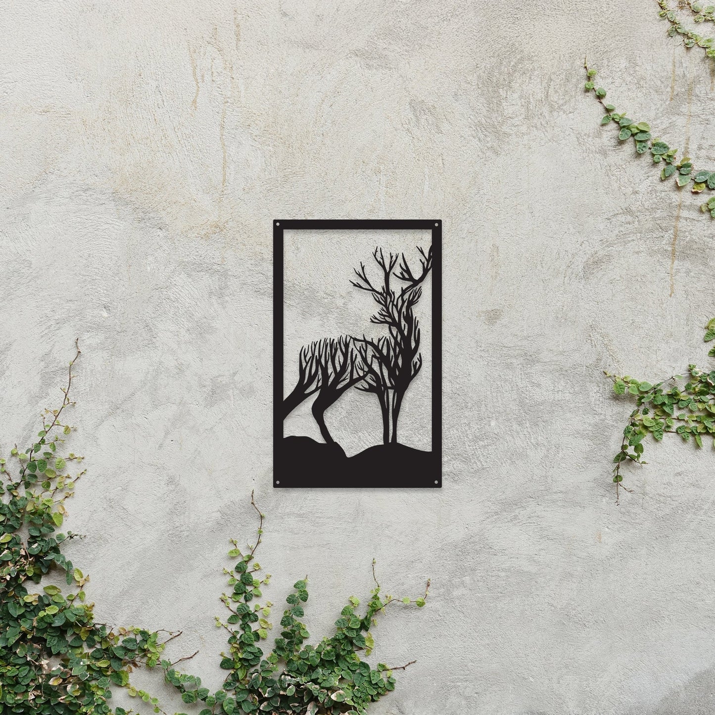 Turning Stag, SunCatcher Wall Art Highland Stag Design
