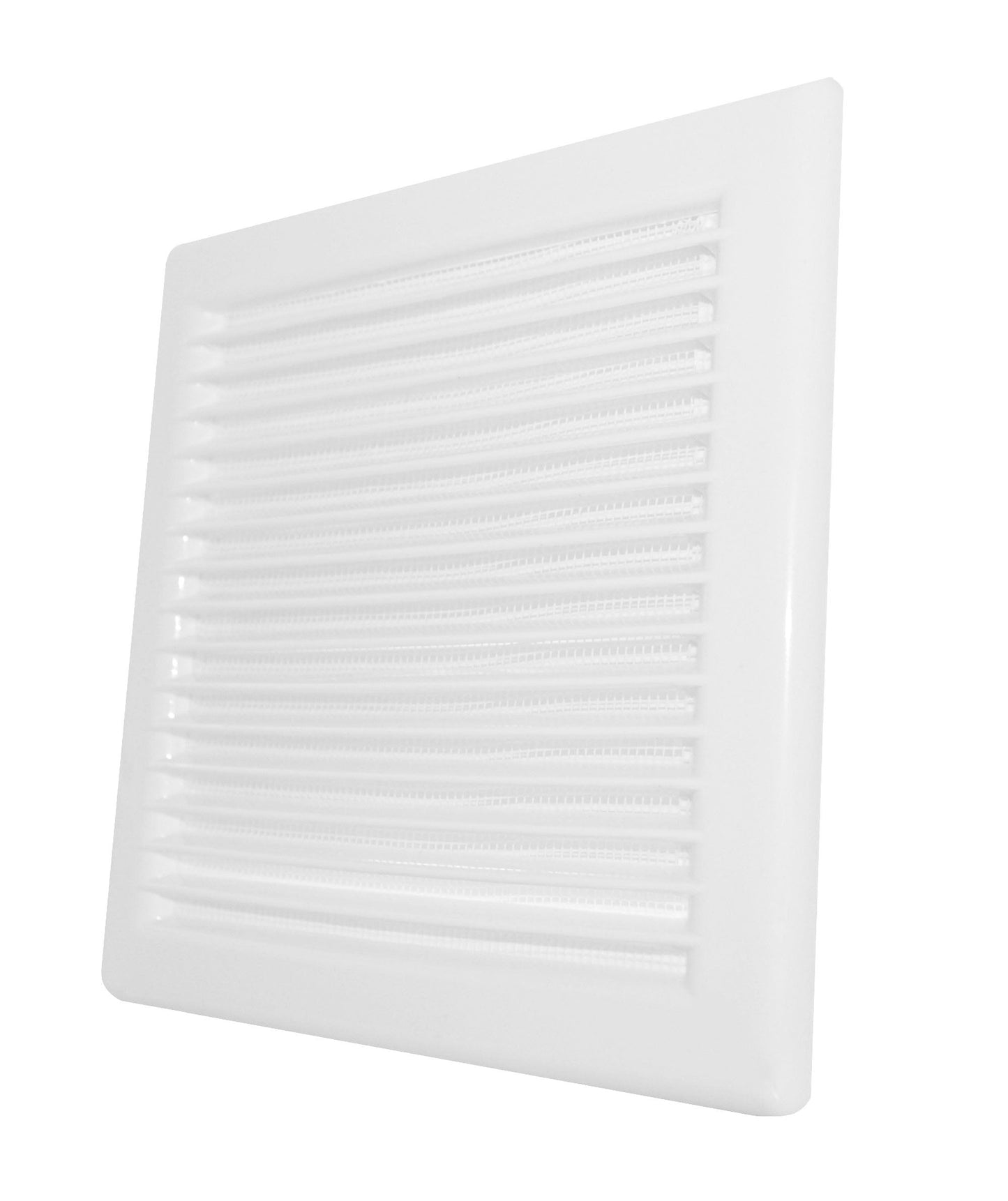 Louvre Vent White DL/125 RW LUX With Fly Mesh