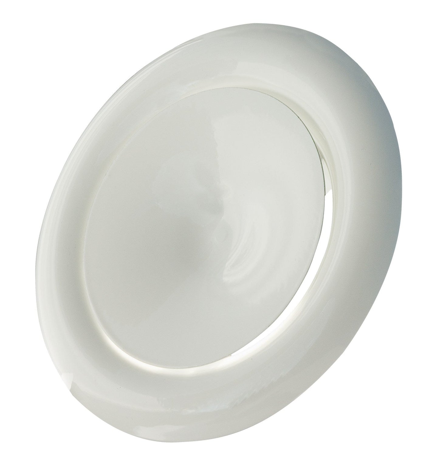 White Metal Extract Ceiling Valve 125mm - Anemostat SV