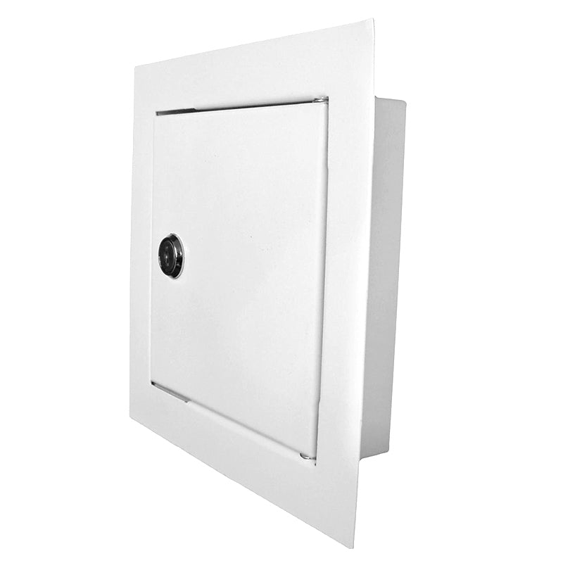 Access Panel Door Metal With Lock, White 200mm x 300mm