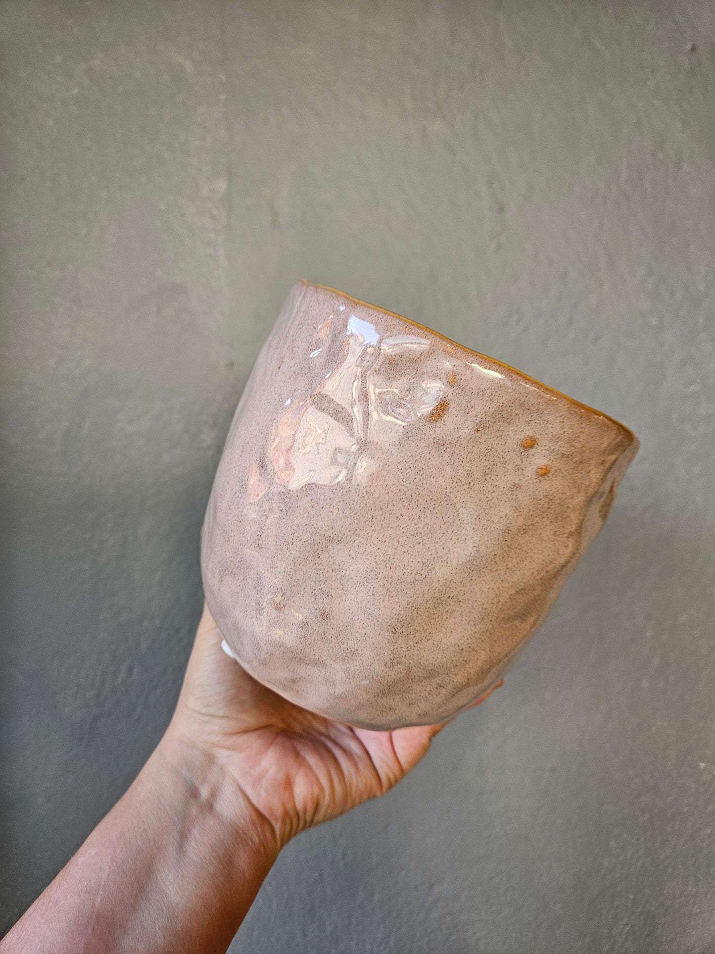 Ivyline Brooke Rustic Glazed Pot