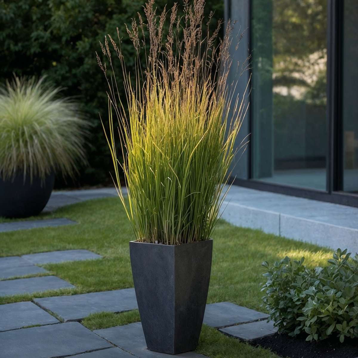 Switch grass - Panicum virgatum 'Heavy Metal' - Height 40-60cm - ⌀23cm