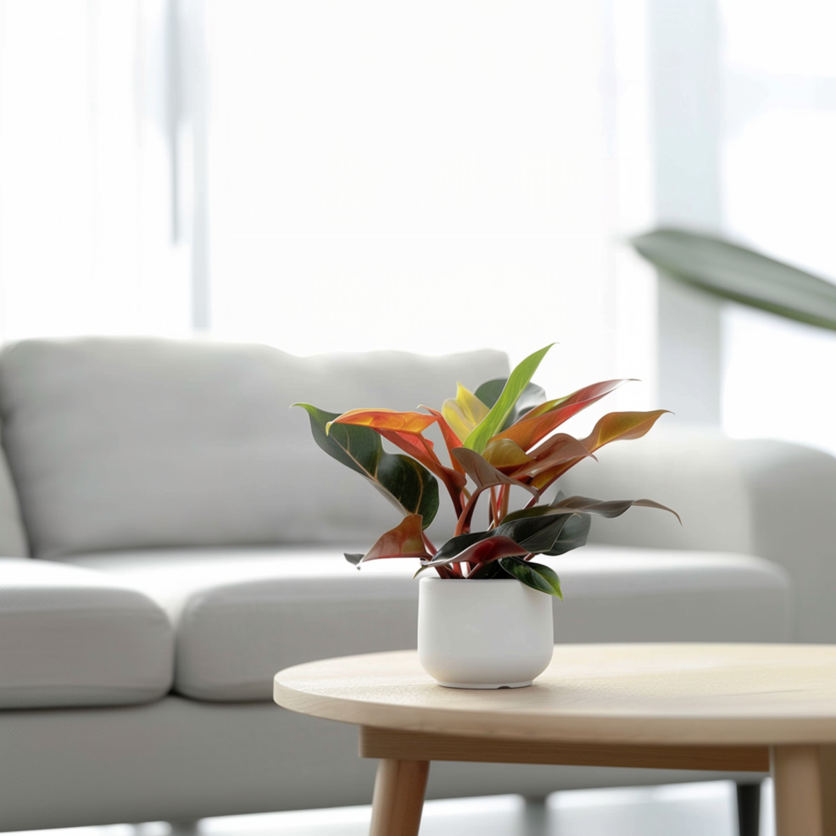 Sweetheart Plant - 2 pcs. - Philodendron 'Sun Light' - Height 20-30cm - ⌀12cm