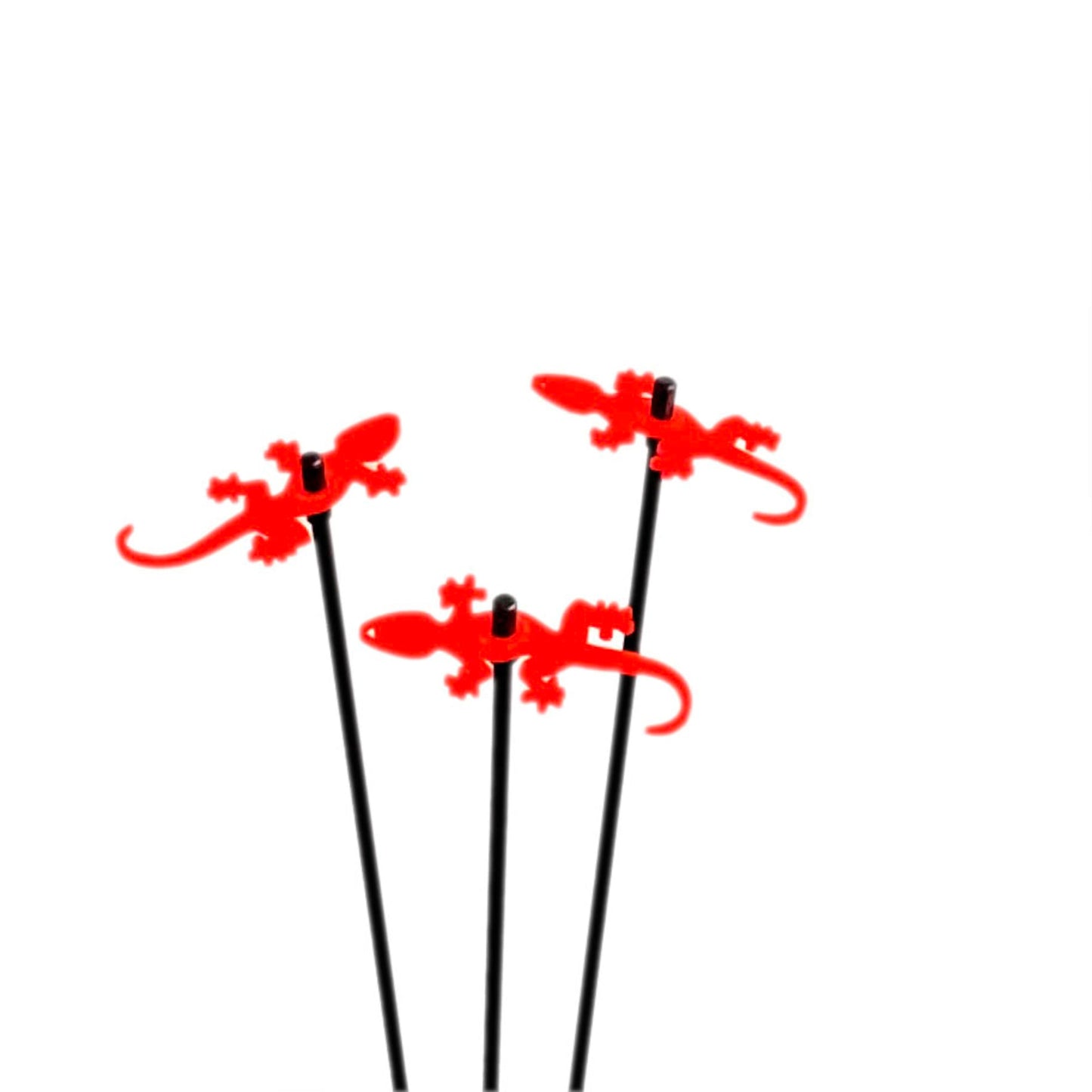 Medium Garden Décor Ornaments Set of 3 'Geckos'