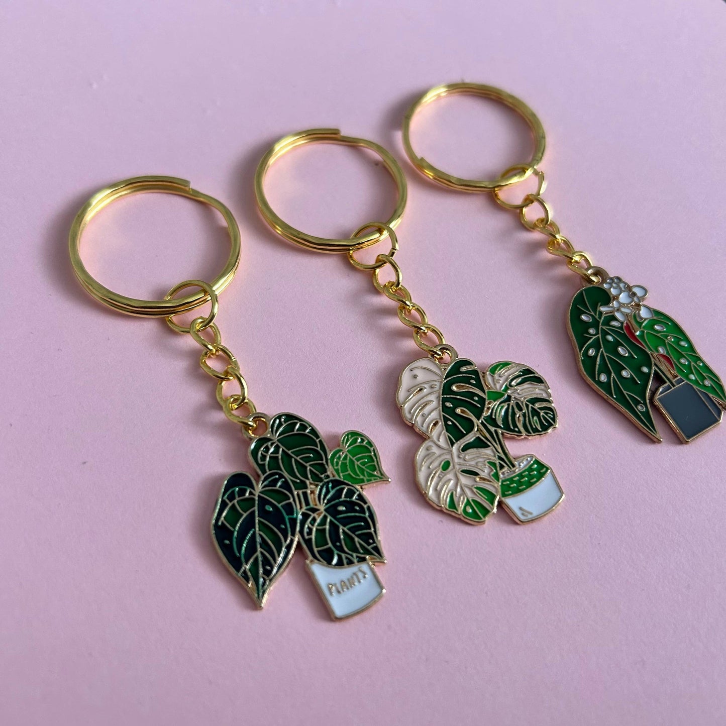 Plant Keyring's Enamel Charm