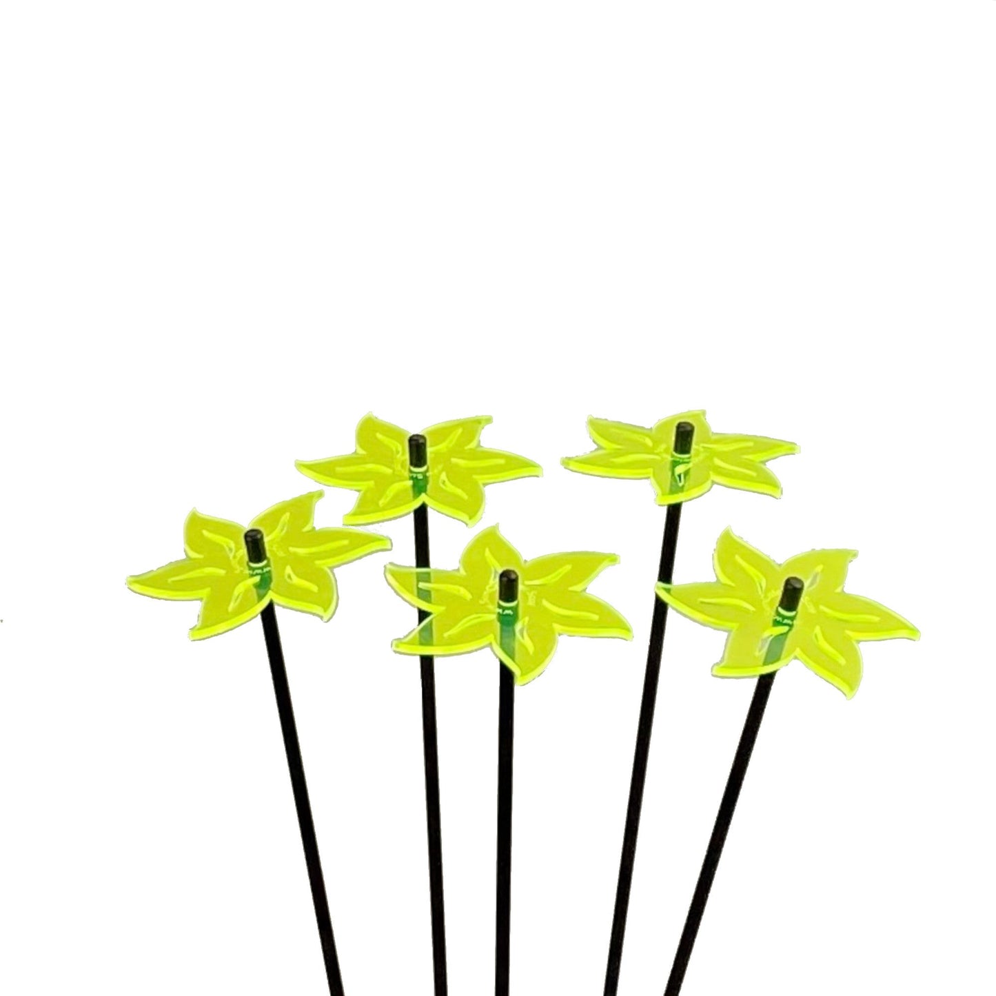 Medium Garden Décor Ornaments Set of 5 'Lotus'