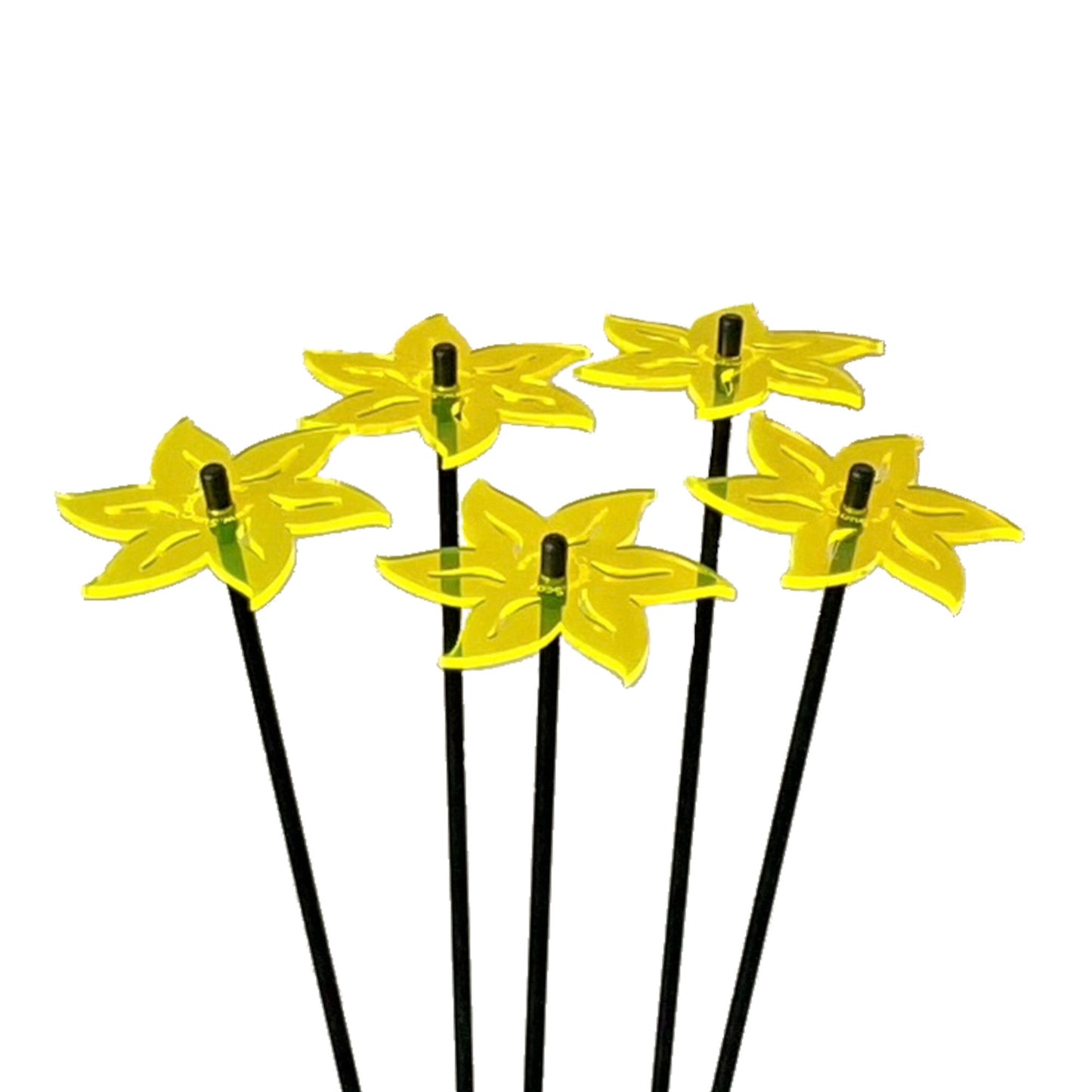 Medium Garden Décor Ornaments Set of 5 'Lotus'
