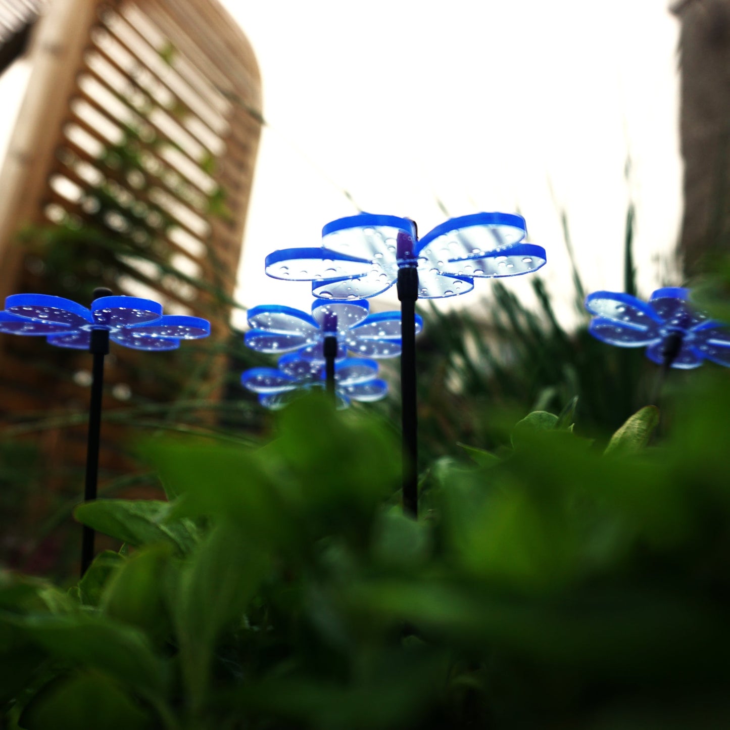 Small Garden Décor Ornaments Set of 5 Daisy