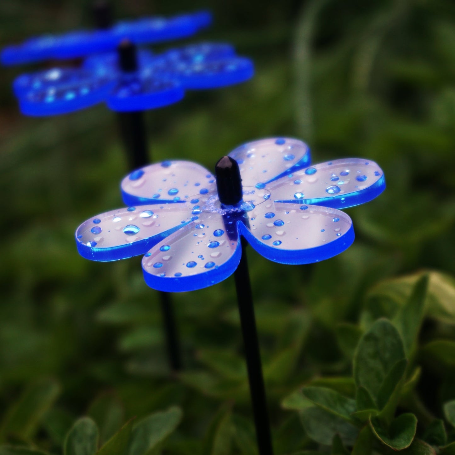 Small Garden Décor Ornaments Set of 5 Daisy