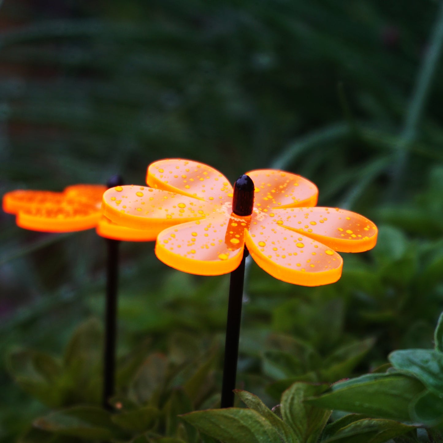 Small Garden Décor Ornaments Set of 5 Daisy