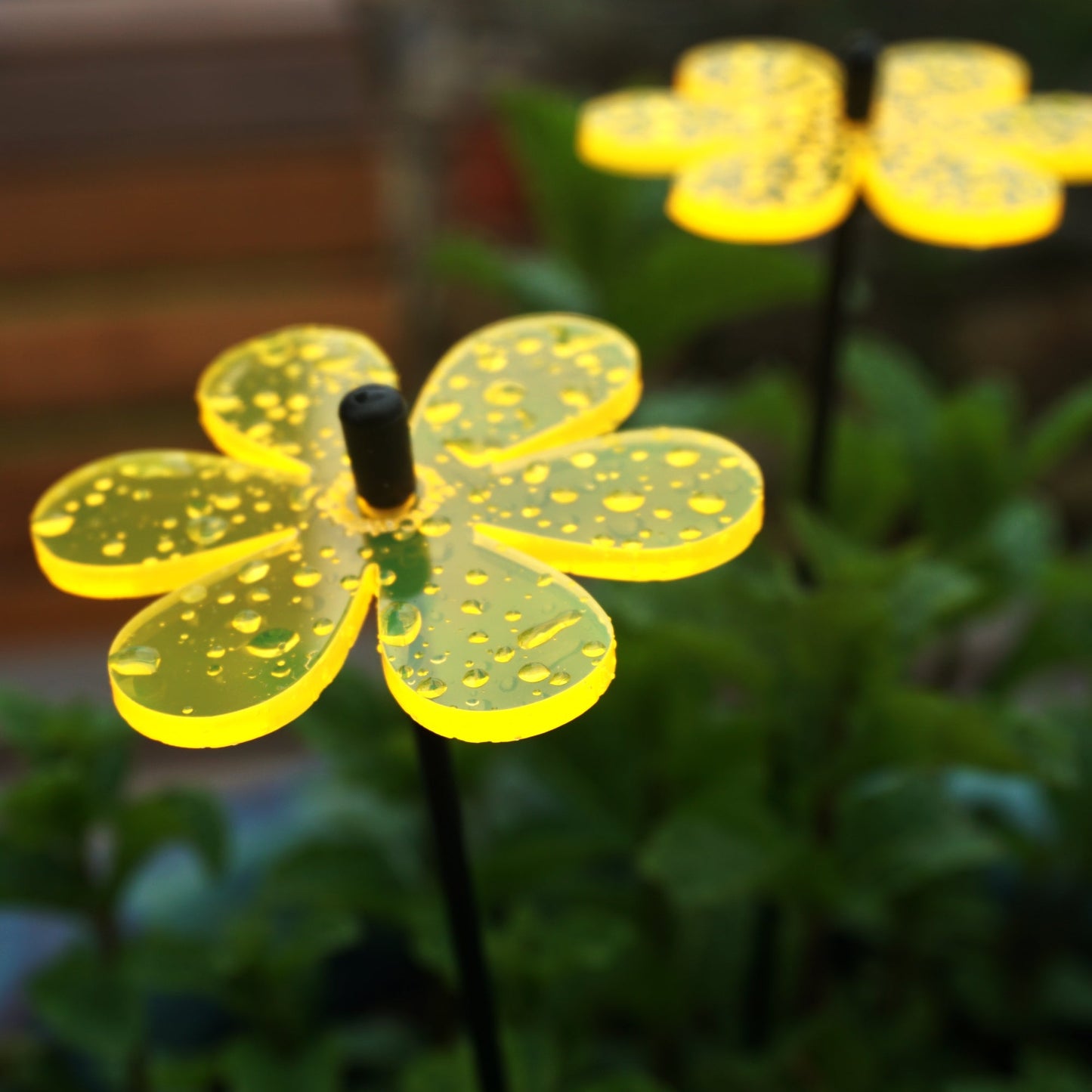 Small Garden Décor Ornaments Set of 5 Daisy