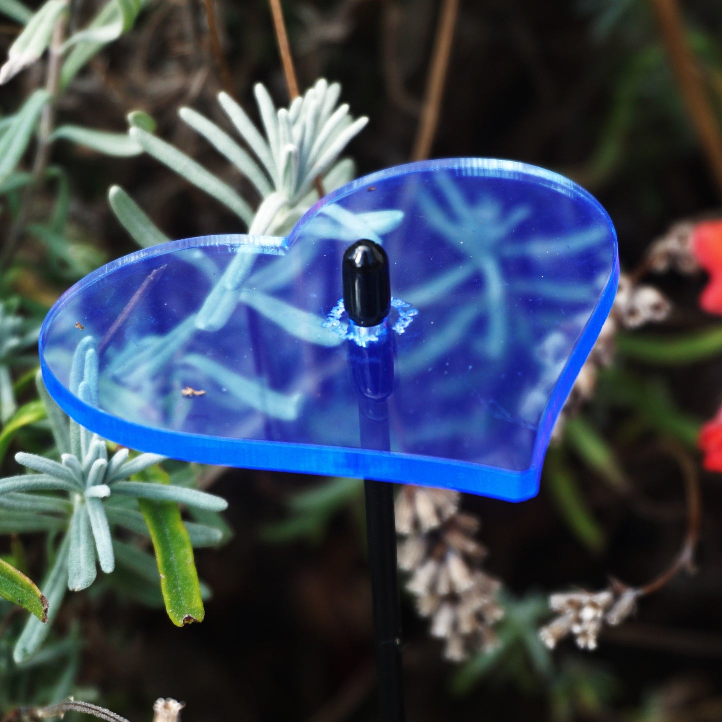 Small Garden Décor Ornaments Set of 5 'Hearts'