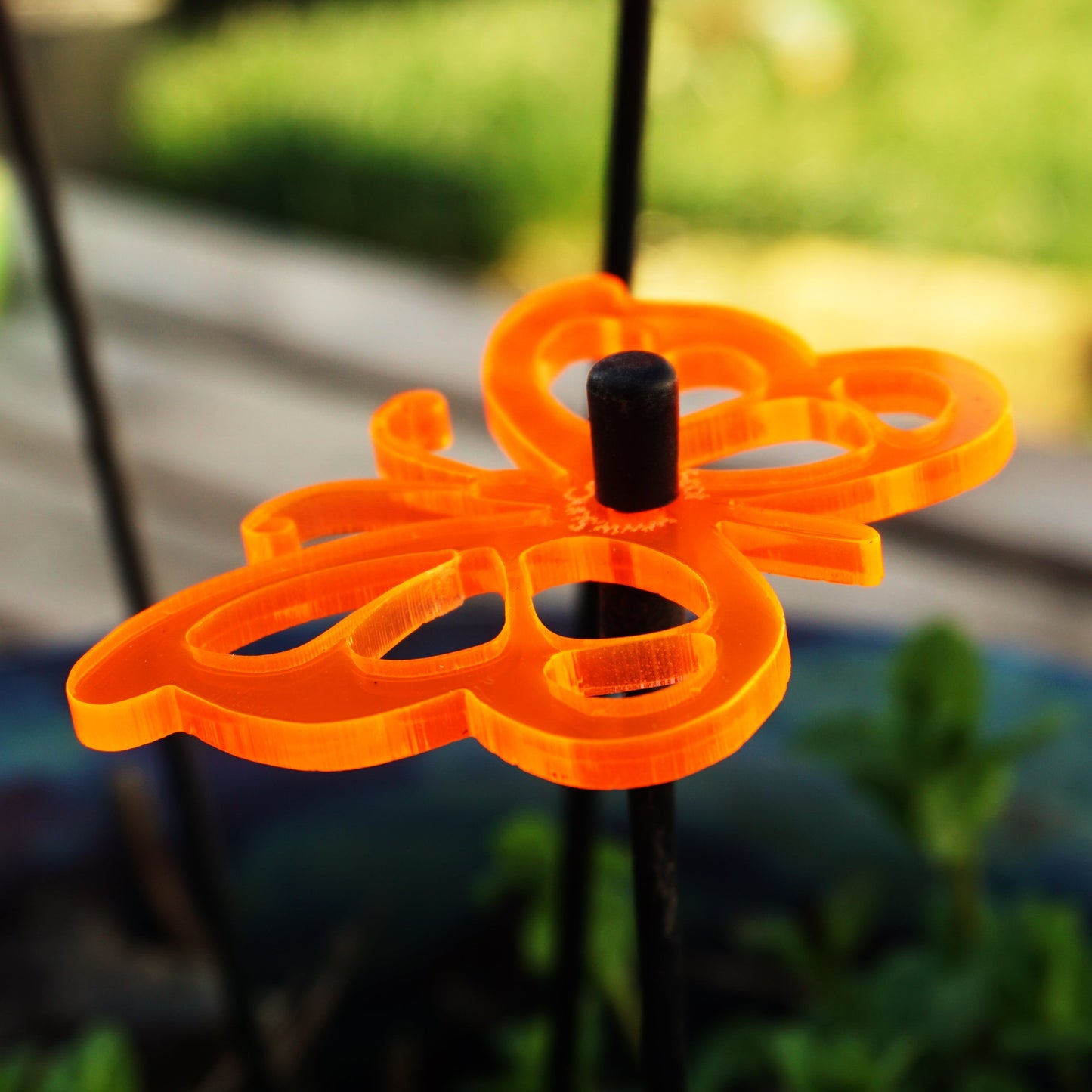 Large Garden Décor Ornaments Set of 5 'Comma Butterflies'