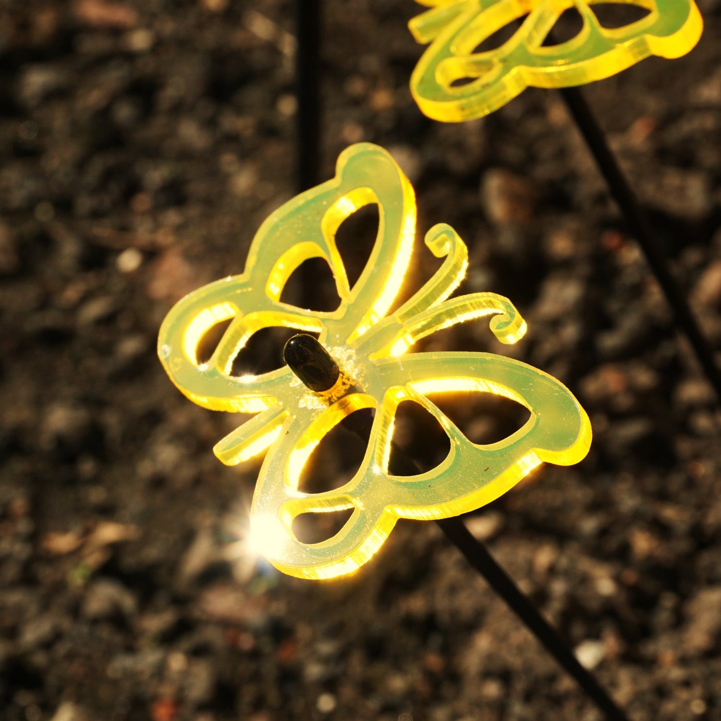 Large Garden Décor Ornaments Set of 5 'Comma Butterflies'