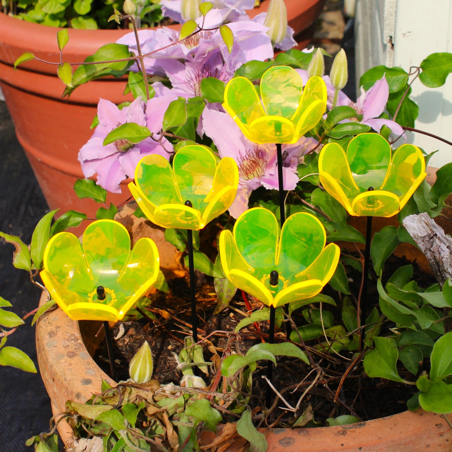 Small SunCatcher Garden Décor Ornament Set of 5 'Tulip'