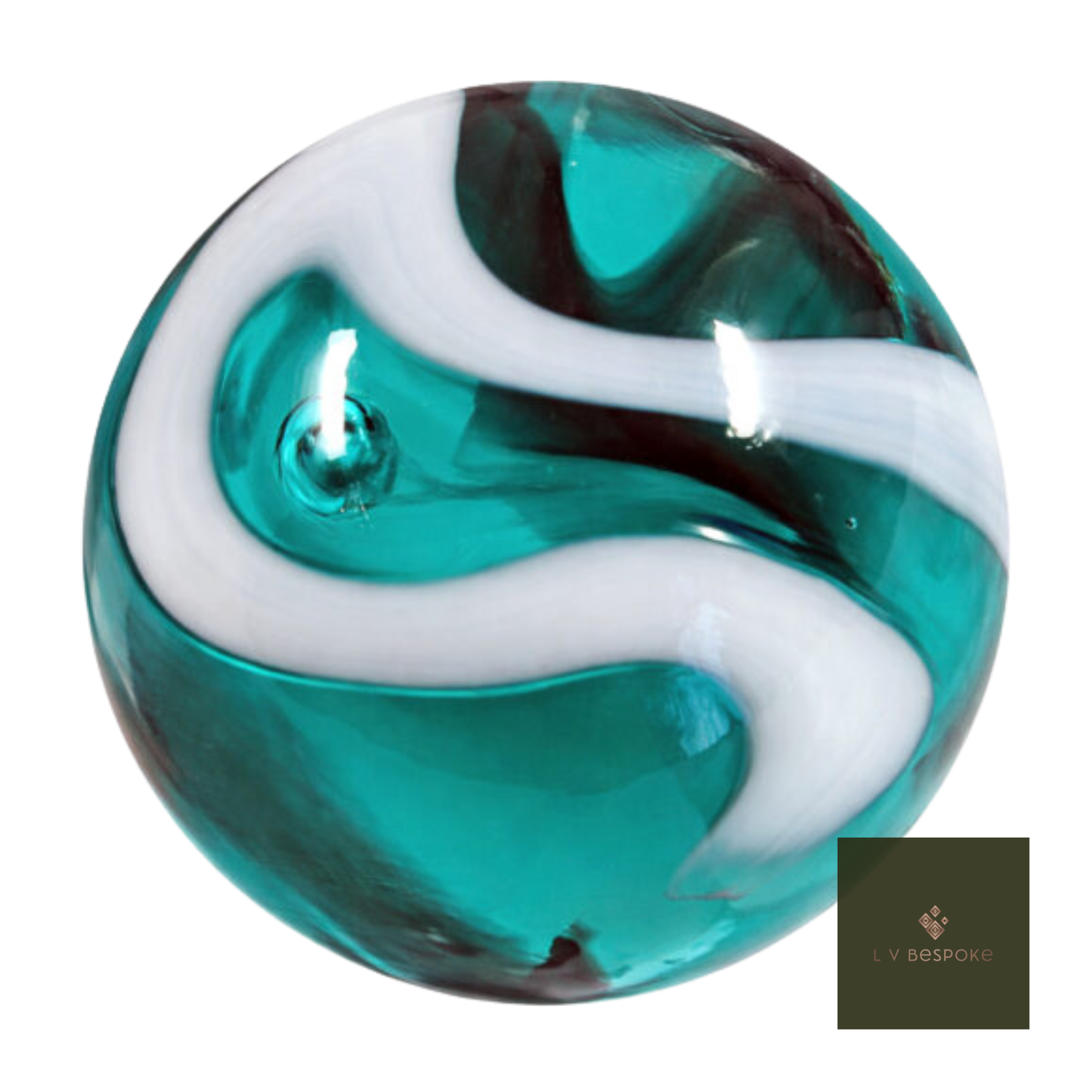 Cluster of 5 feature glass piece / garden feature. Choice of finishes.