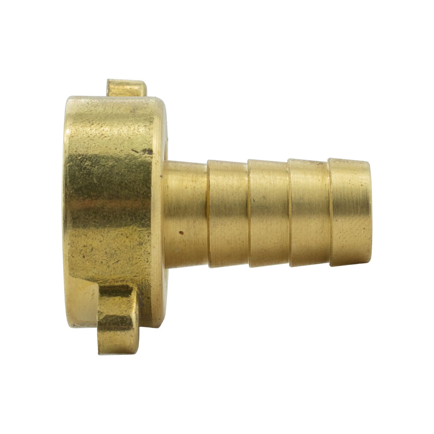 13mm Brass Barb with In-Line BSPM Valve and 19mm Brass Barb