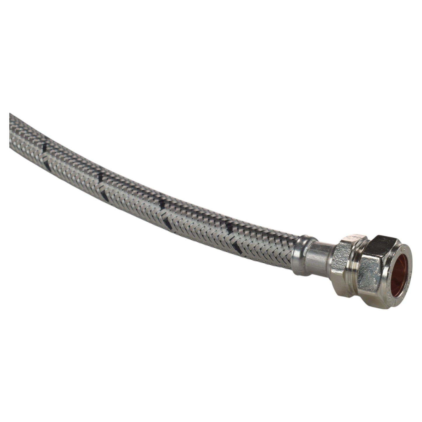 15mm Brass Compression Flexi Hose 500mm - ¾” BSPF