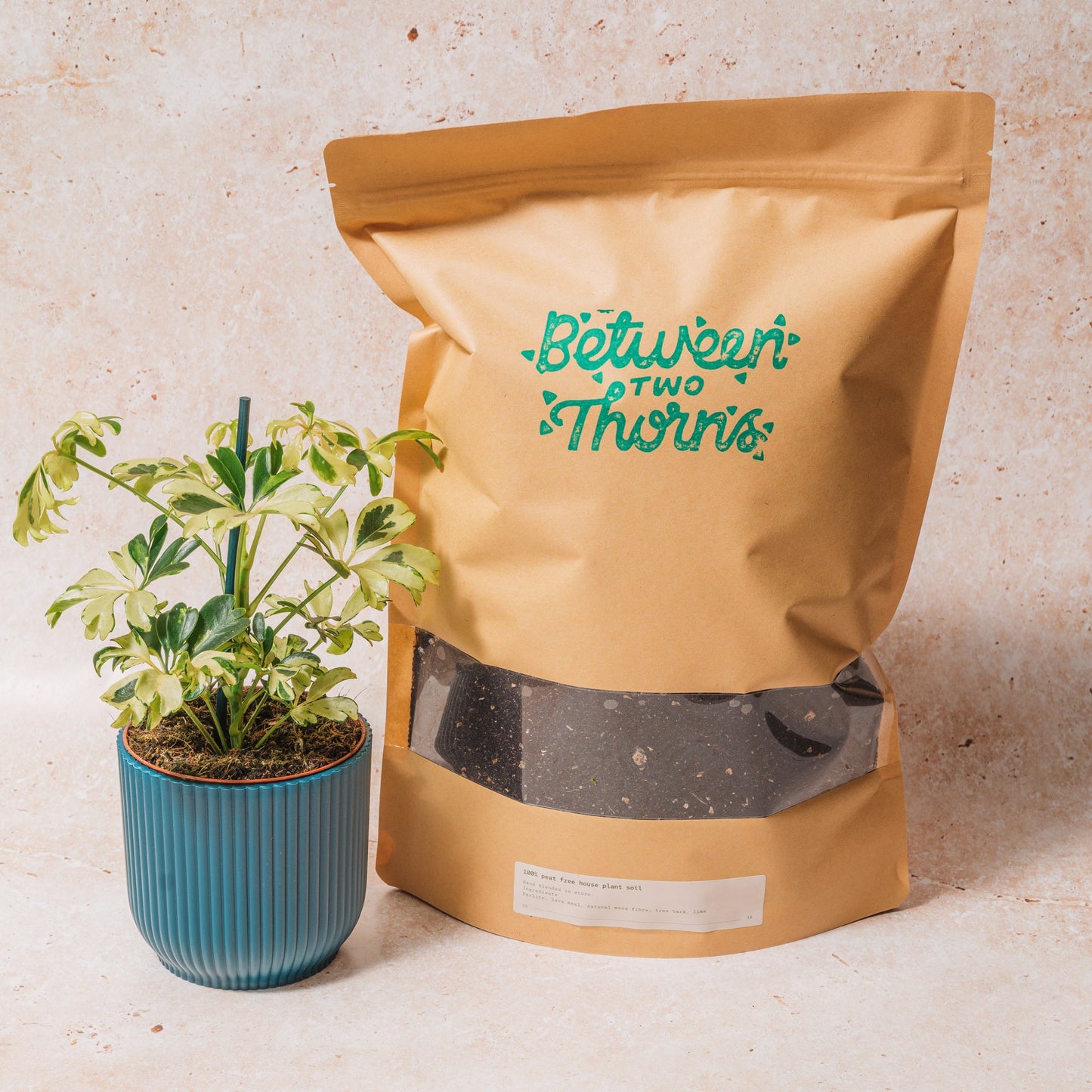 Peat-free Houseplant soil with substrates 500g & 1kg bags