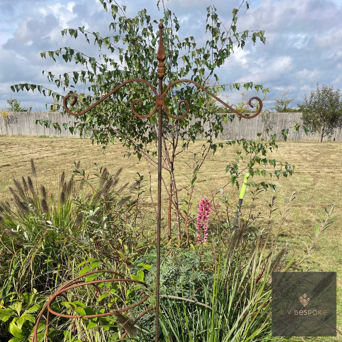 Bird Feeding Stake - Large, 2 arms.