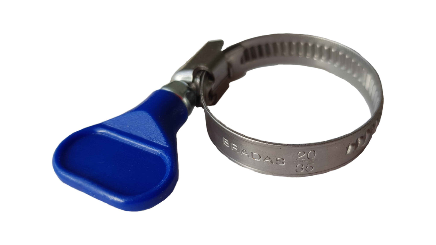 A2 Grip Hose Clip 20mm-35mm - Adjustable 304 Stainless Steel Duct Clamps Hose Pipe Clamps Air Ducting Clamp Worm Drive Hose Clamps