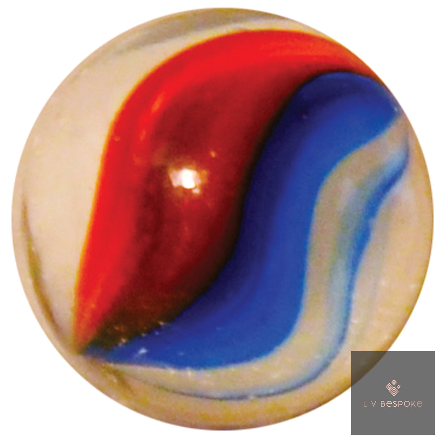 Colourful marbles Cluster of 5 - add a pop of colour to your garden!