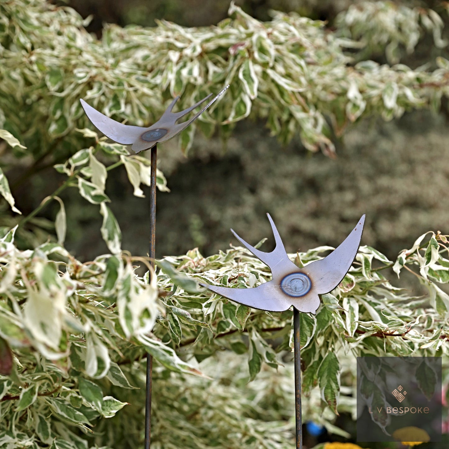 Bird / Insect Metal Garden Stakes, various designs, 2 heights.