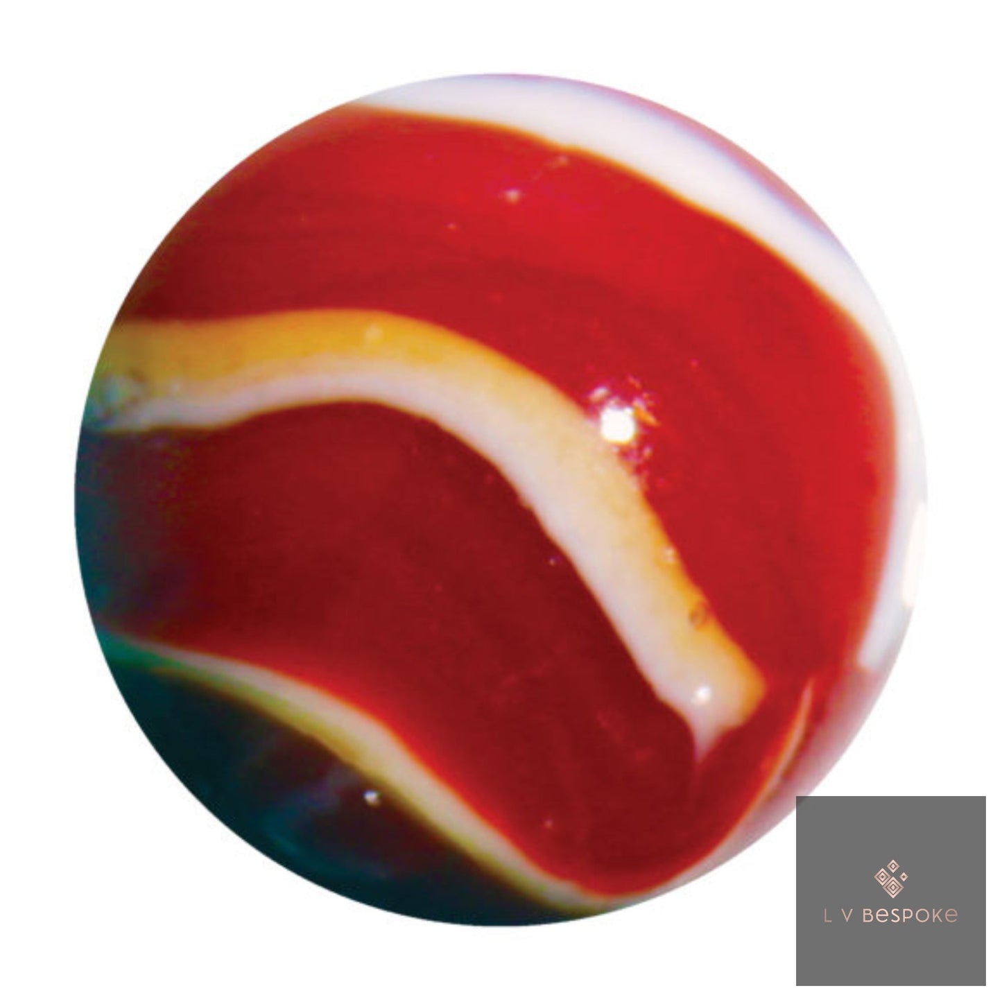Colourful marbles Cluster of 5 - add a pop of colour to your garden!
