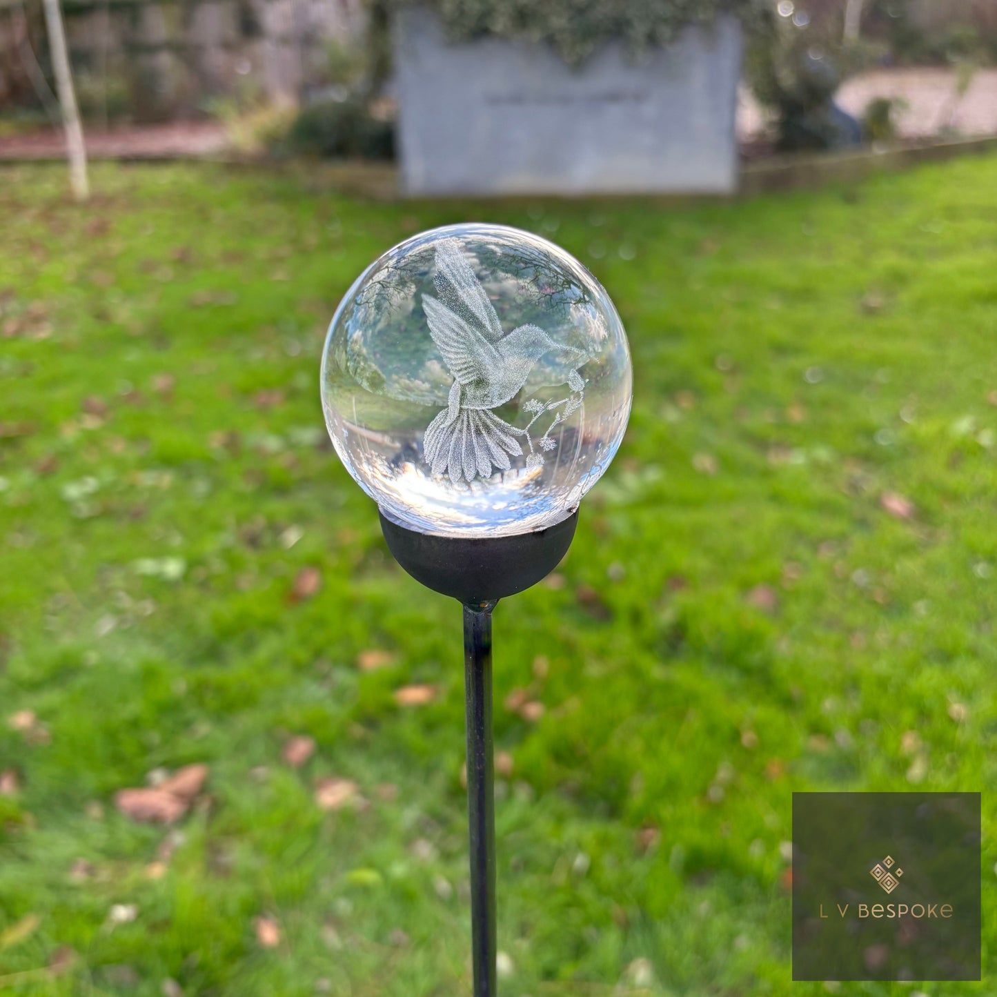 Stunning 3D Orb Decorative Garden Stake - Available in a number of designs.