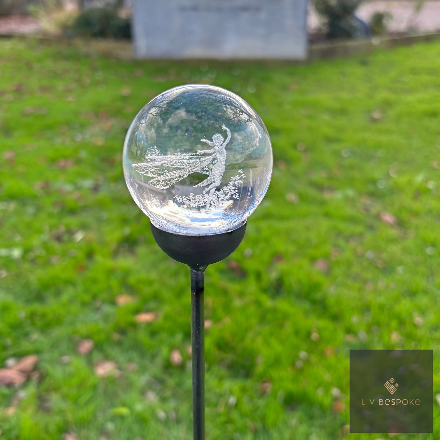 Stunning 3D Orb Decorative Garden Stake - Available in a number of designs.