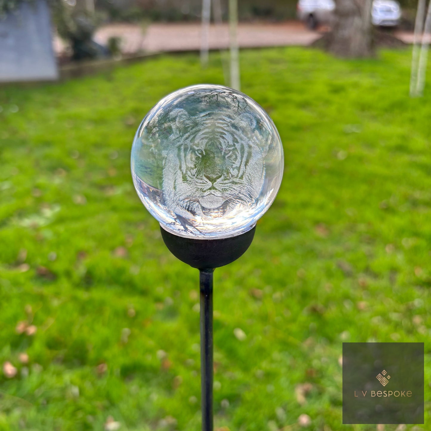 Stunning 3D Orb Decorative Garden Stake - Available in a number of designs.
