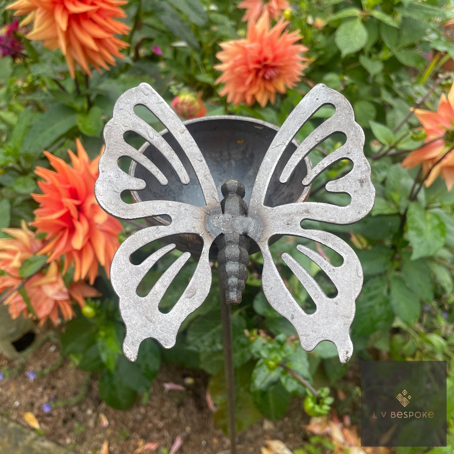 Decorative Bee Drinker / Cuppy for water or seed.