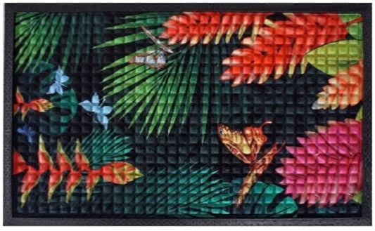 Doormat 75cm x 45cm - Fingertip Type C - Absorbent Coir Mat for Indoor/Outdoor