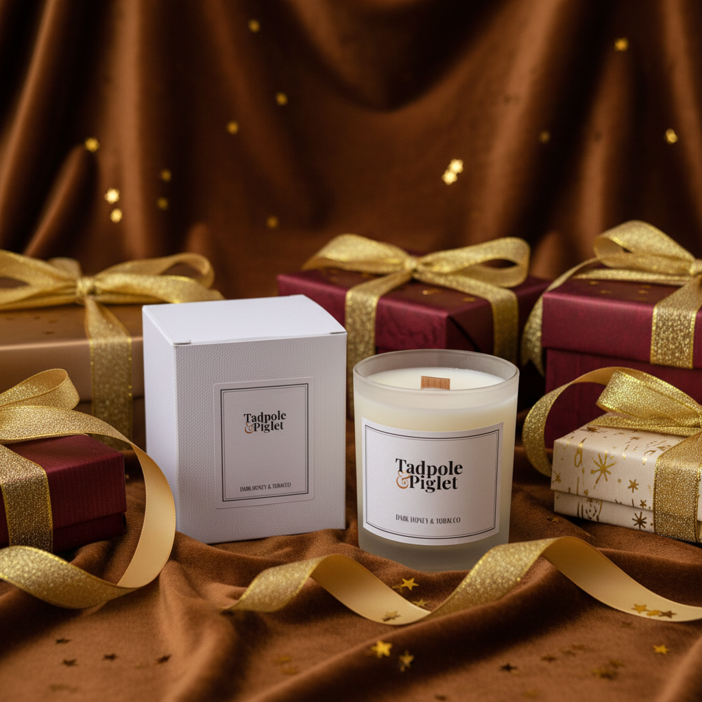 Dark Honey & Tobacco Scented Candle (Seconds)