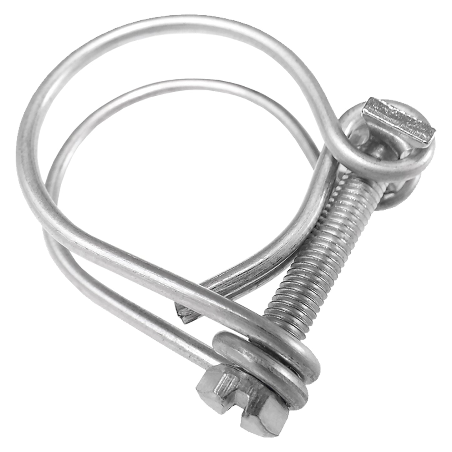 Double Wire Hose Clamp Galvanised 148mm-155mm