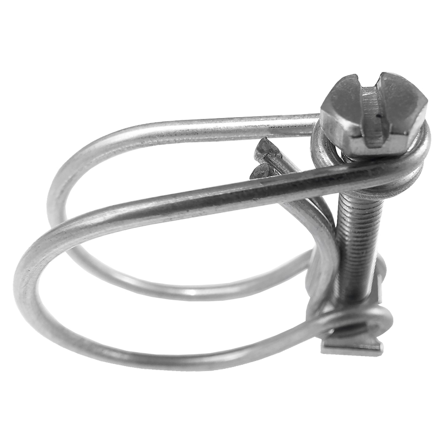 Double Wire Hose Clamp Galvanised 148mm-155mm