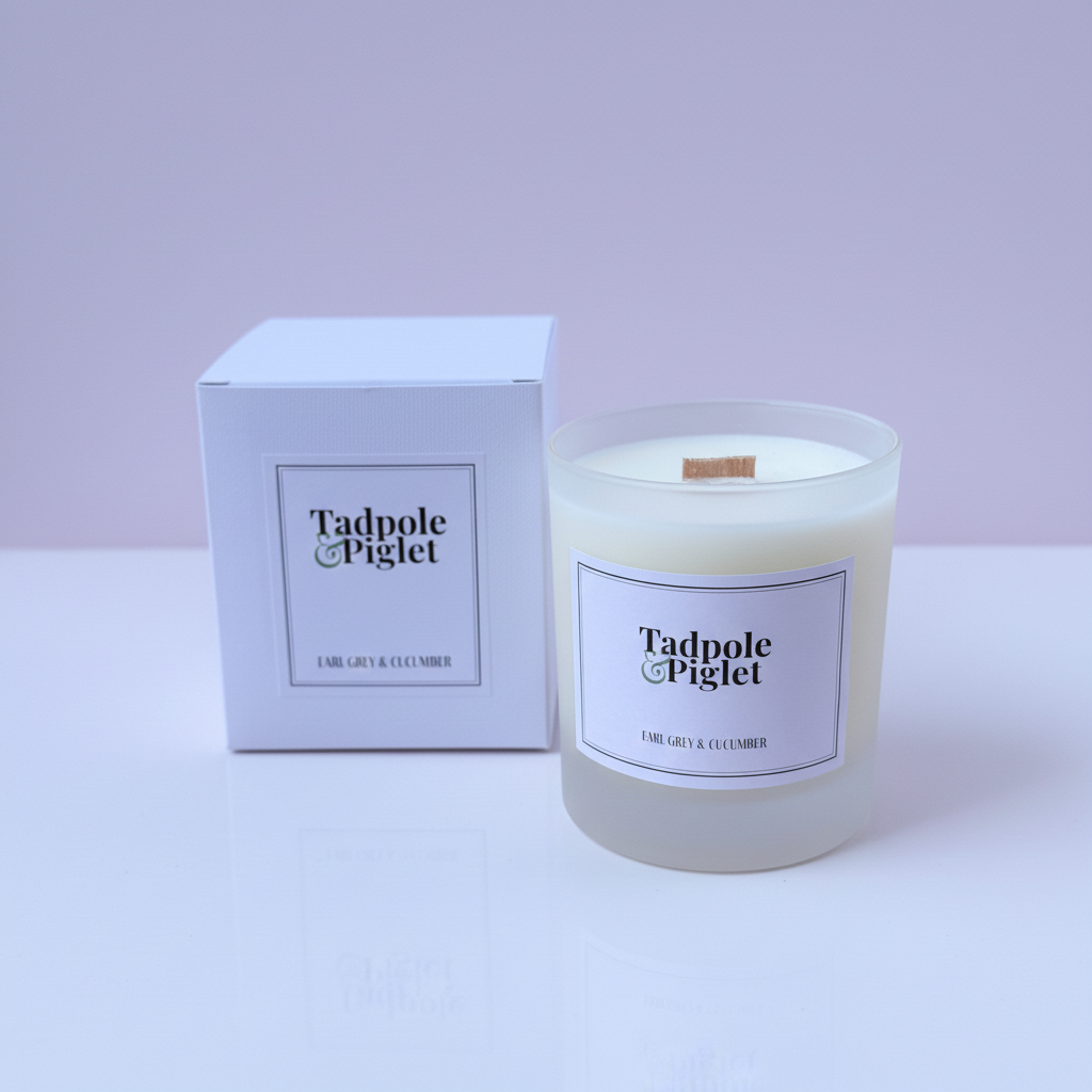 Earl Grey & Cucumber Scented Candle (Seconds)