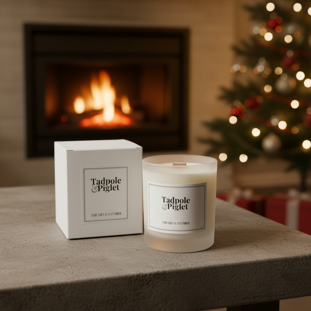 Earl Grey & Cucumber Scented Candle (Seconds)