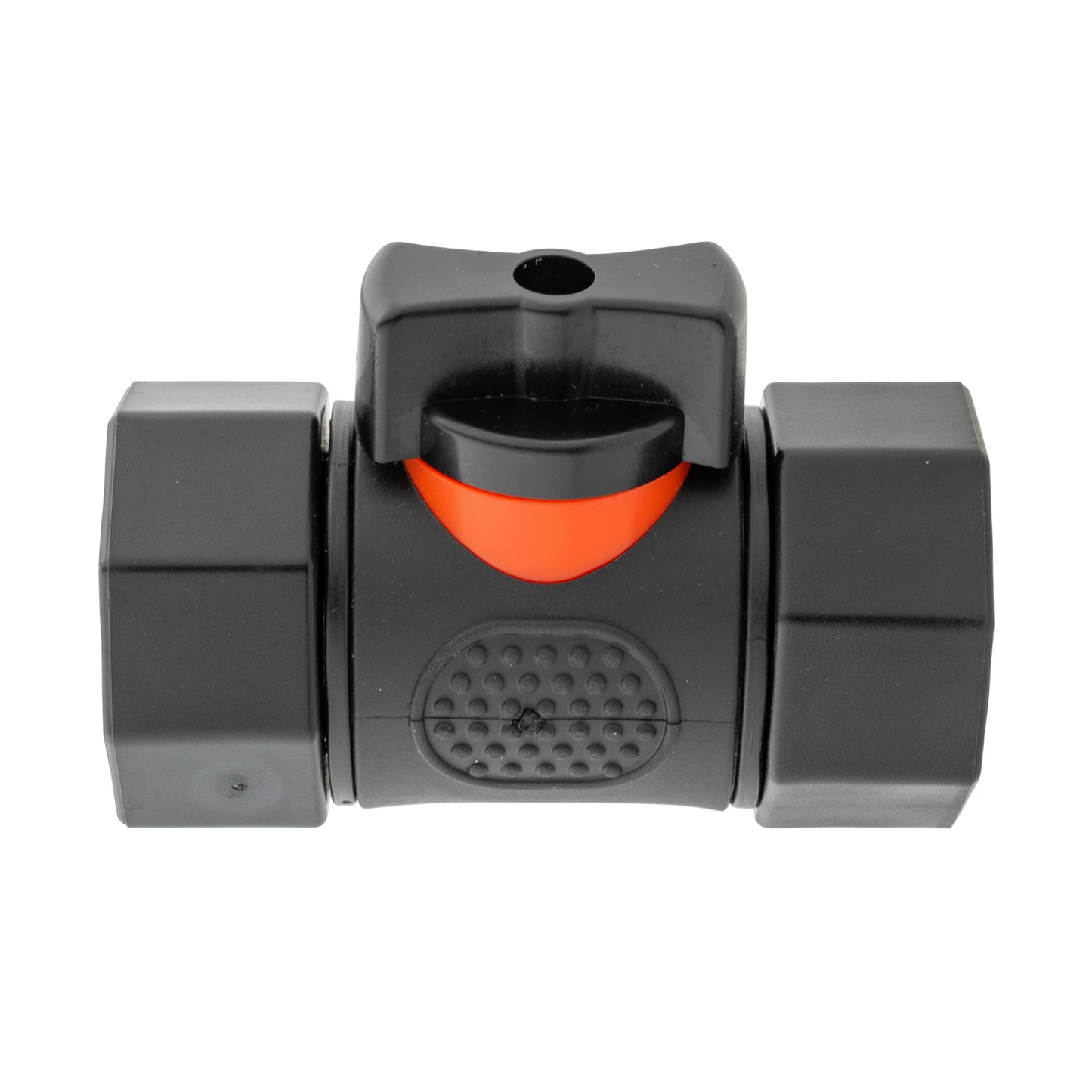 16mm Barbed Straight with In-Line BSPF Valve and Geka Type Connector