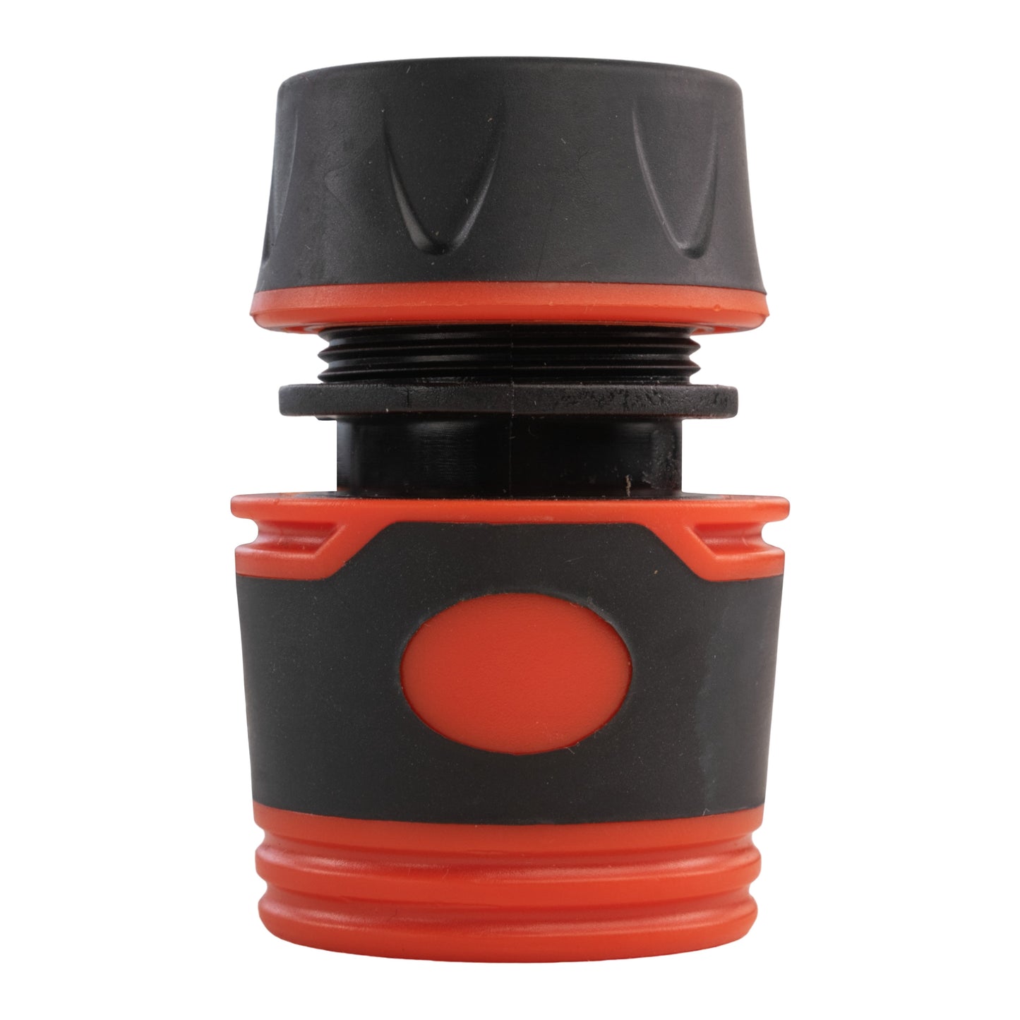 16mm Barbed Straight with BSPF-Quick Connect Valve & Hose Connector Black Soft