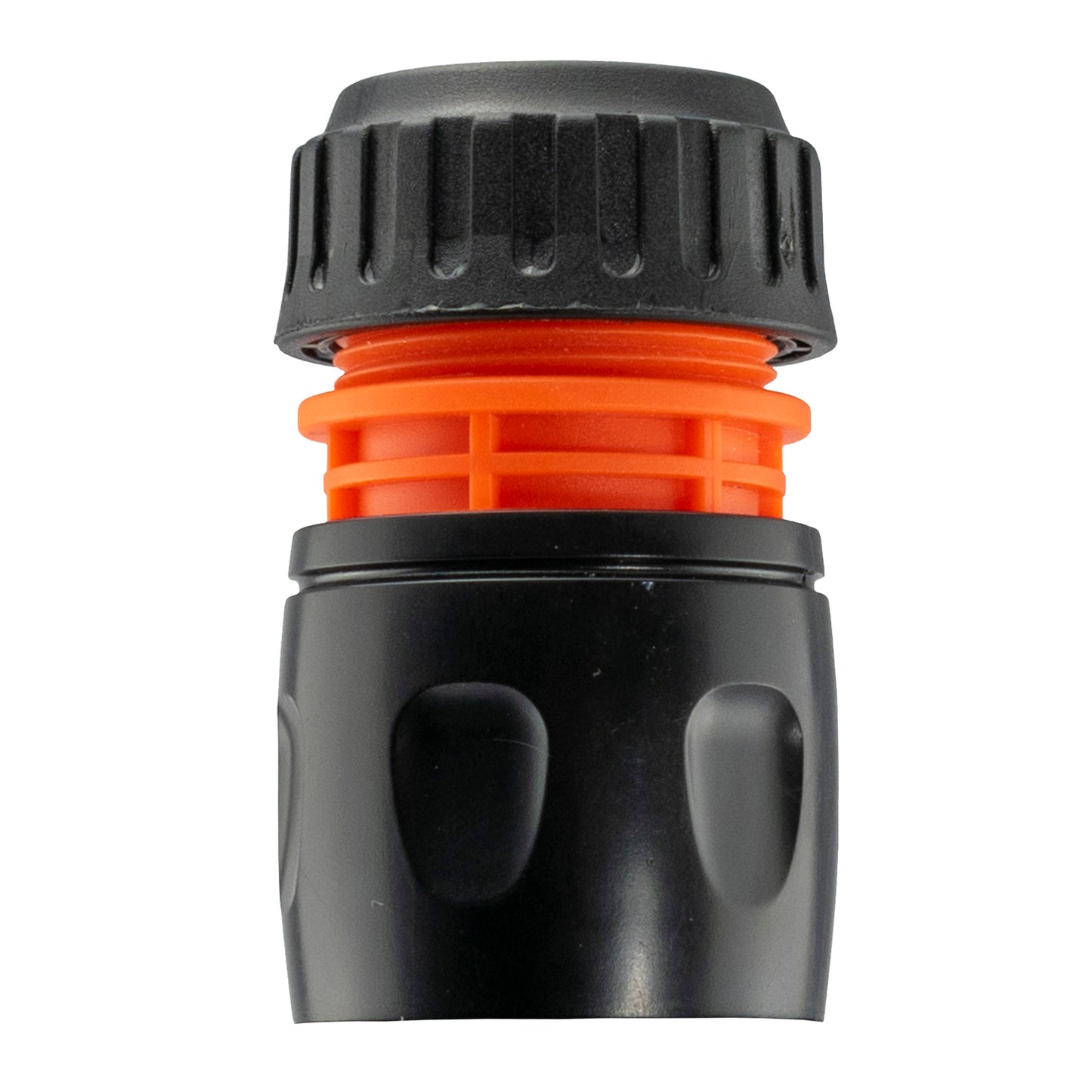 16mm Barbed Straight with BSPF-Quick Connect Valve & Hose Connector Black