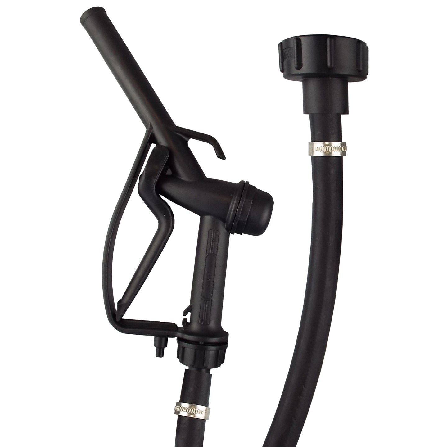 Fuel Gun with 3/4" Rubber Hose & Tank Adaptor Set