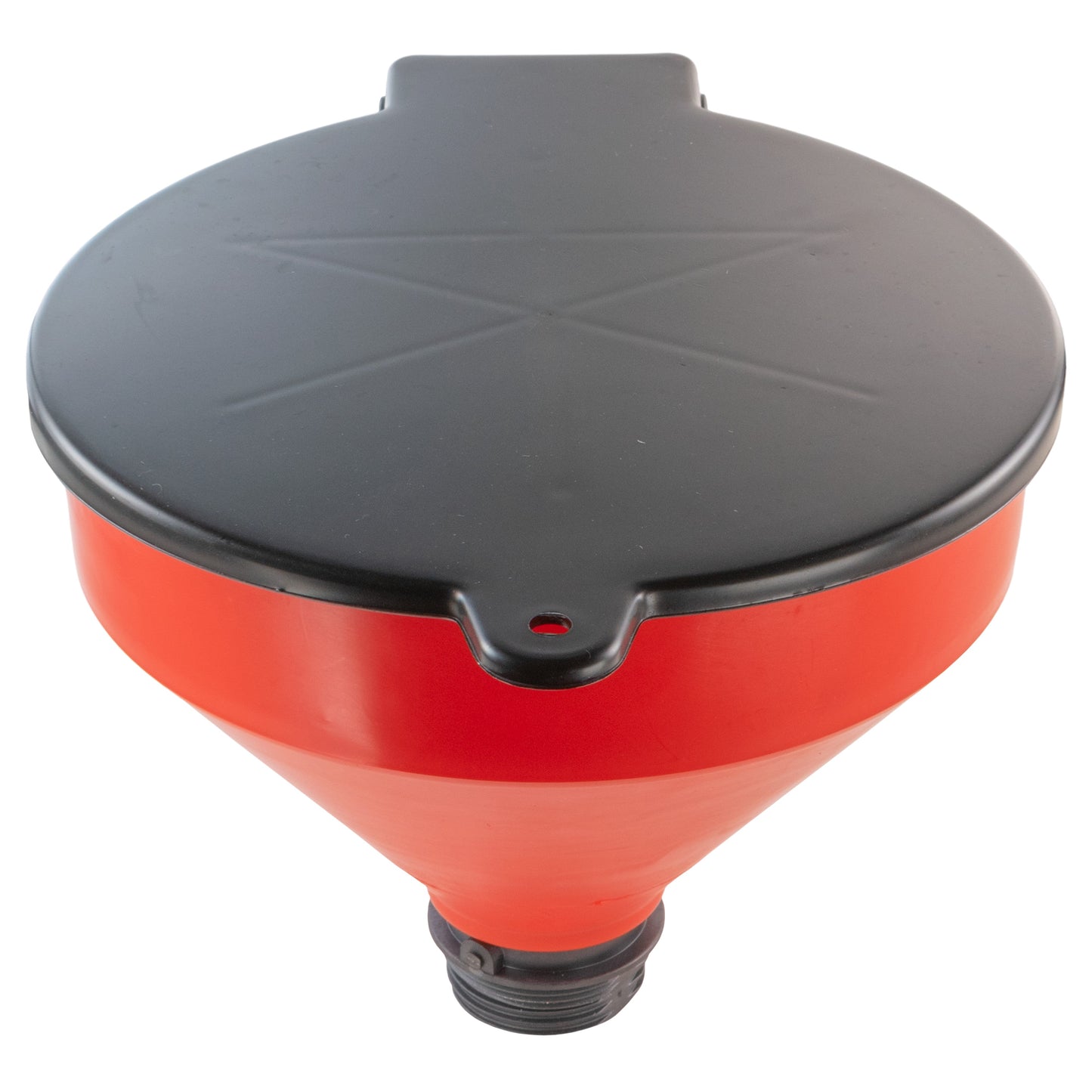 10" Funnel Tank With Lid and Screen Mesh Filter