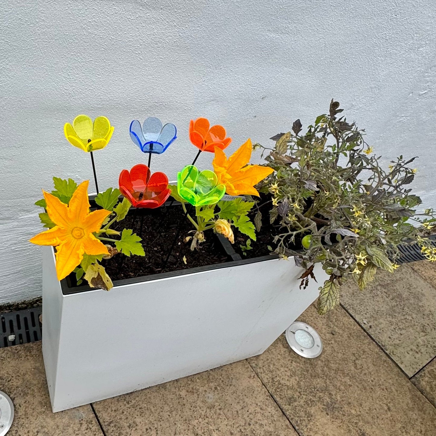 Small SunCatcher Garden Décor Ornament Set of 5 'Tulip'