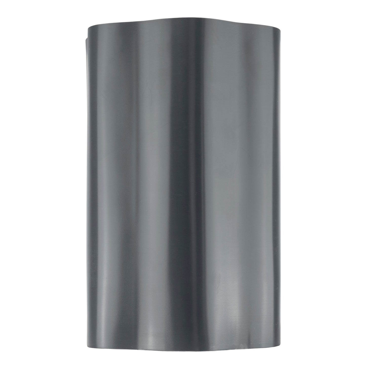 Wavy Plastic Garden Lawn Edging, H=25CM, L=9M, Gray