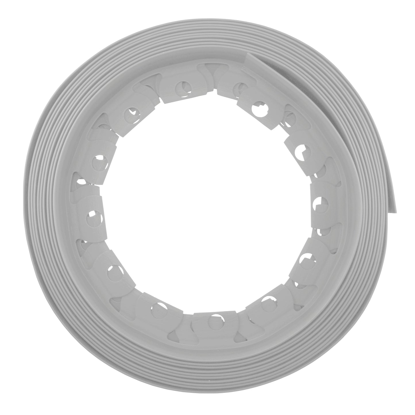 Lawn Border Set, Easy Border 40mm Light Gray 10m with Pegs